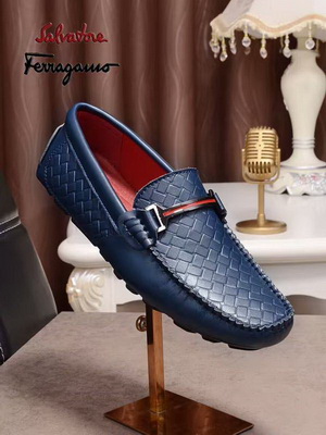 Salvatore Ferragamo Business Casual Men Shoes--093